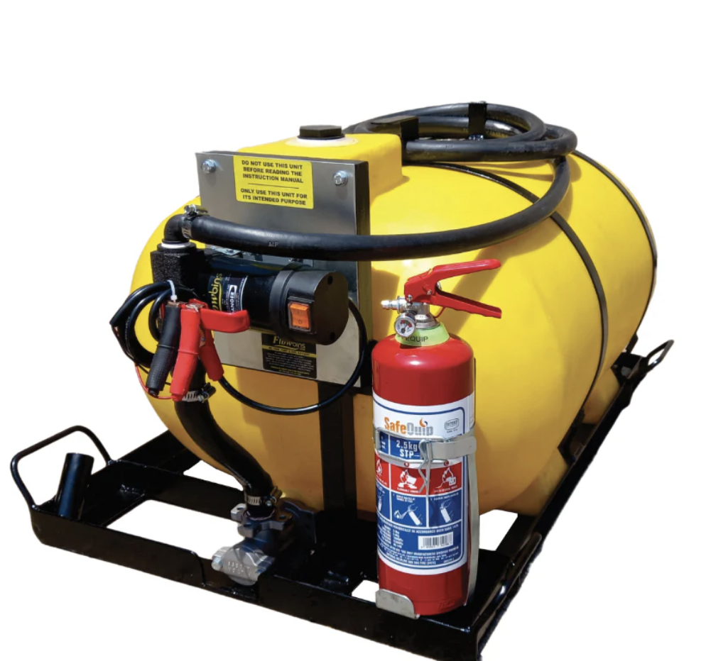 200l Diesel Bowser 40lpm-12v-Exec Horizontal Unit