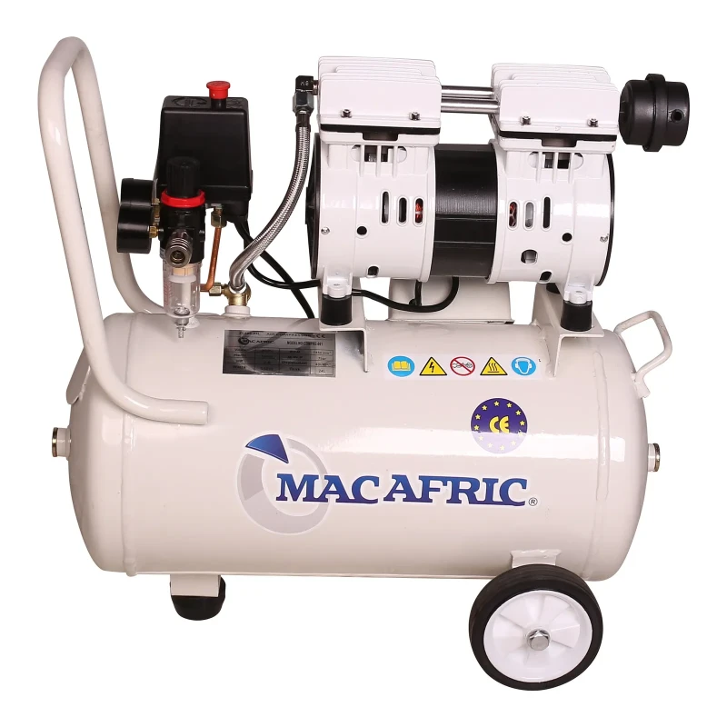 MAC AFRIC 24 Litre Silent Oil Free Compressor 550 W (0.7 HP) 230 V