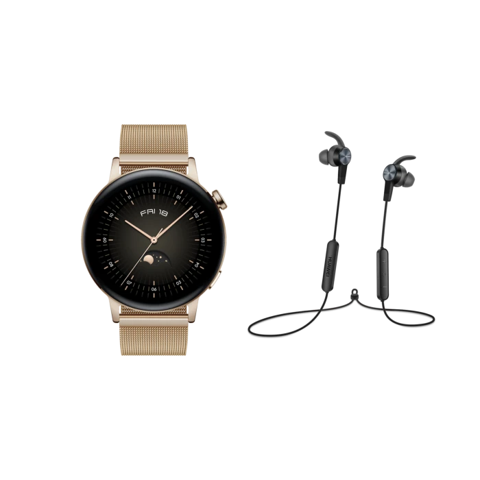 Huawei Watch GT 3 42mm Elegant Gold Bundle