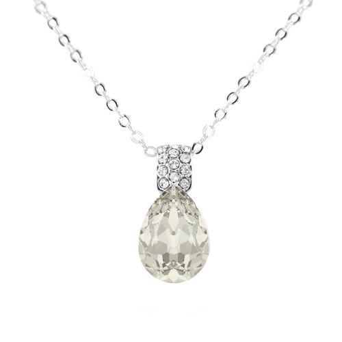 Civetta Spark Swarovski Monica Necklace- Silver shade