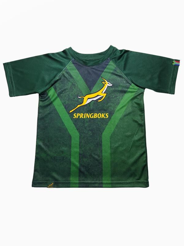 Kids Springbok Polyester Tee Green