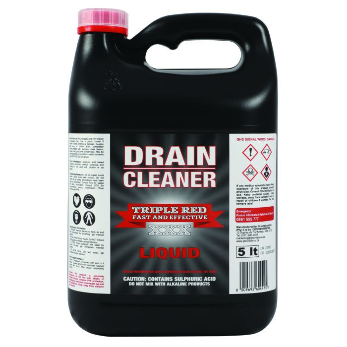 Triple Red Liquid Drain Cleaner 5L