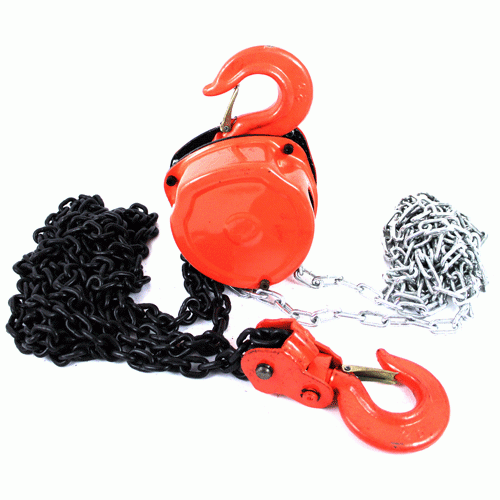 CHAIN BLOCK 1/2 TON X 2.5M LIFT H/D - EN 13157