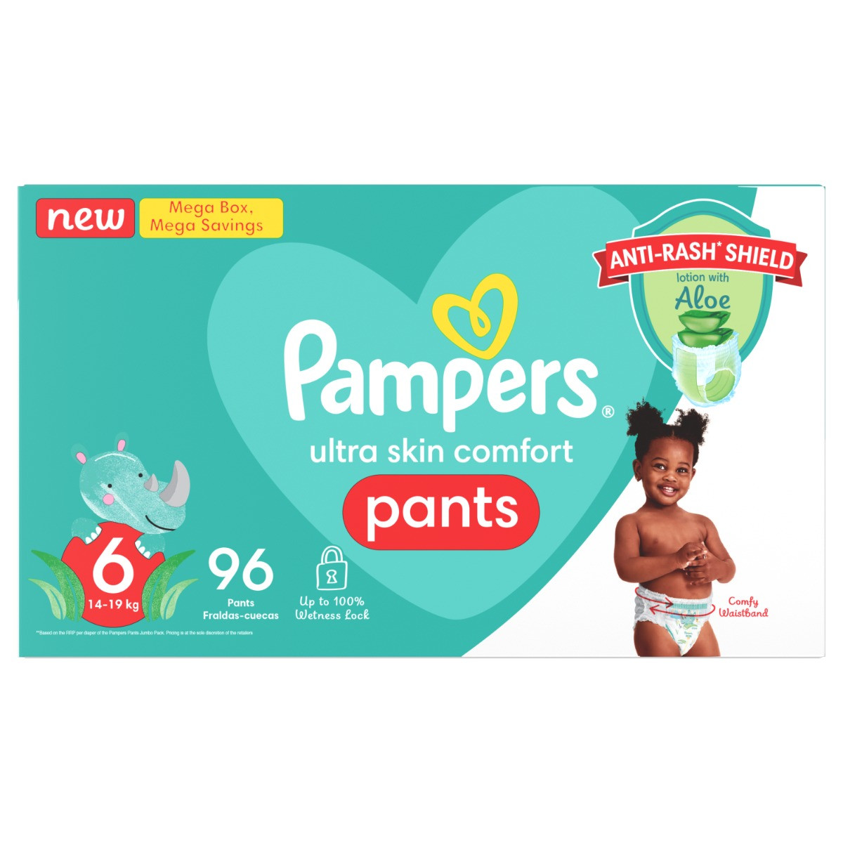 Pampers Active Pants Mega Box Size 6 -96