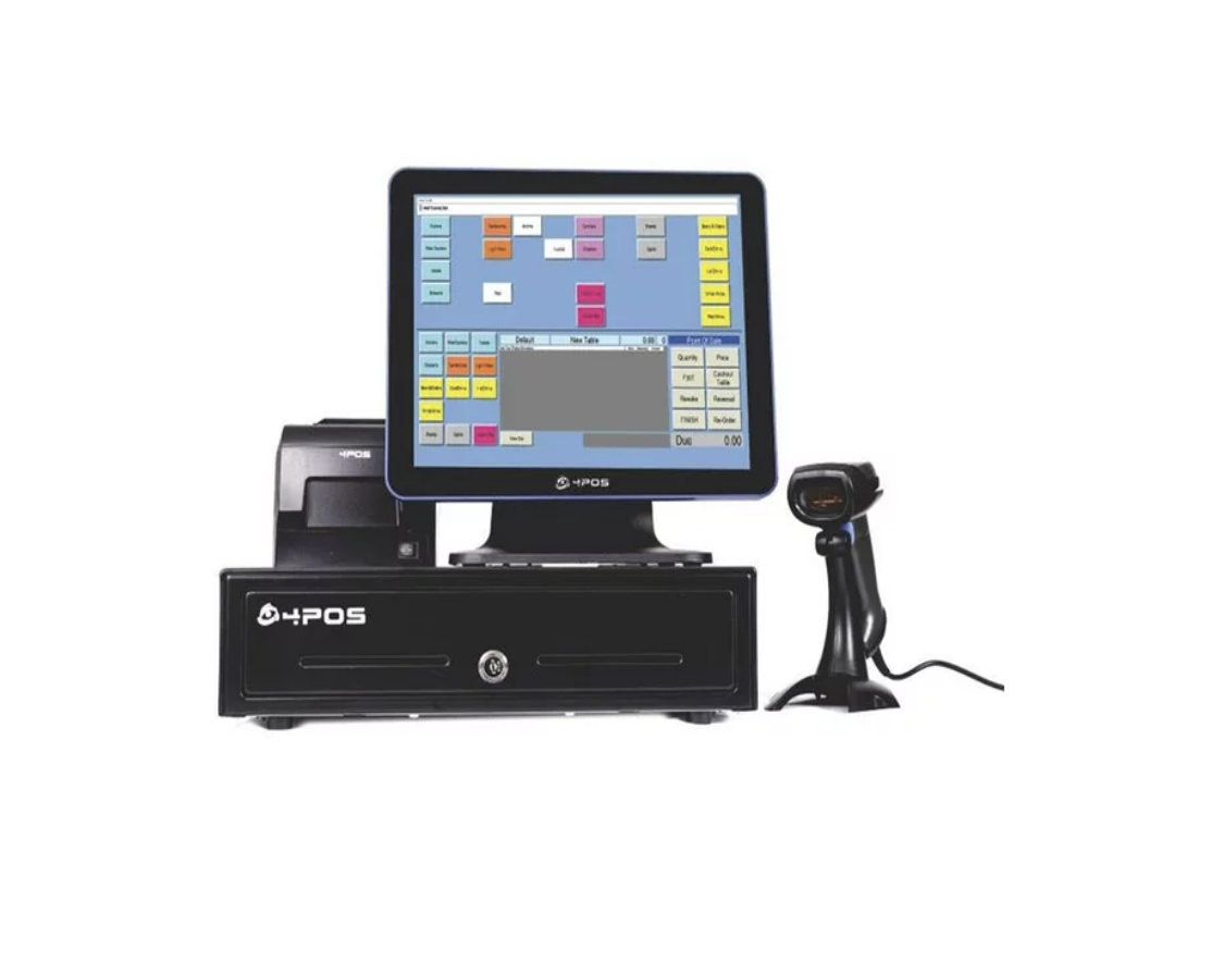 4POS 15` Touch System All-in-1