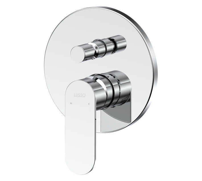 Lusso Roya Concealed Shower and Bath Diverter Mixer Chrome