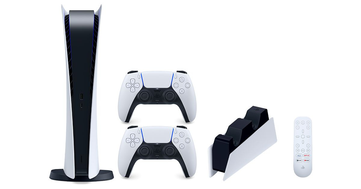 Playstation 5 Digital Console - Accessory Bundle (PS5)