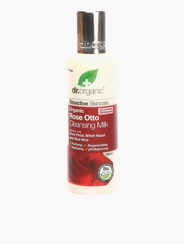 Dr Organic Rose Otto Cleansing Milk 150ML