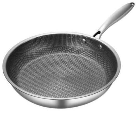 generic Stainless Steel Frying Pan Pan 1 L capacity  (Stainless Steel, Non-stick, Induction Bottom)