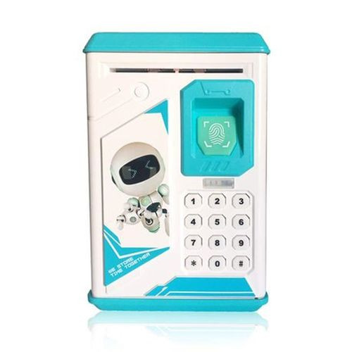 K.I.D.S Kids Electronic Fingerprint Moneybox- Blue