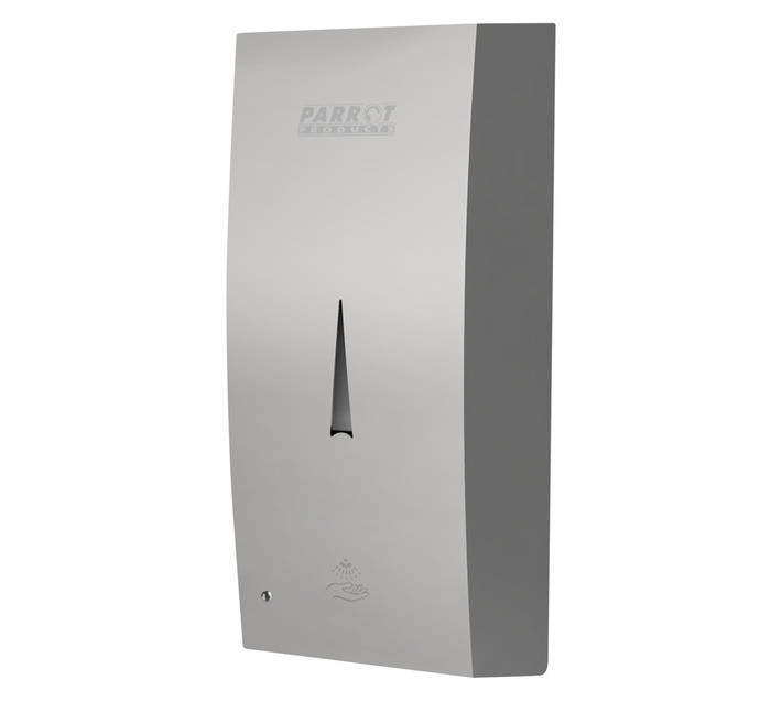 Parrot Janitorial Wall Mounted Auto Sanitiser Dispenser Silver 1 L