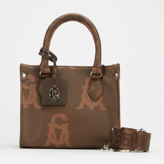 Steve Madden Brola Tote Bag Chocolate