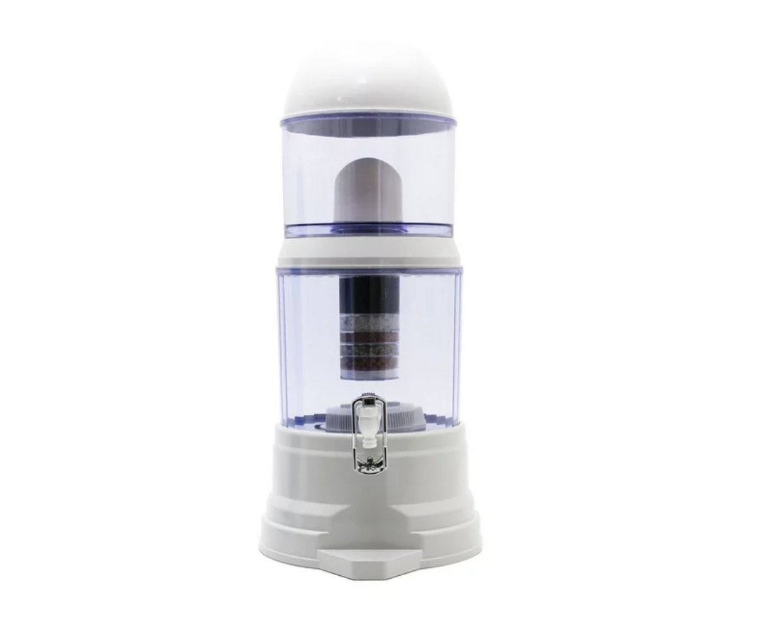 SUPERPURE 14L Water Dispenser with Filters & Mineral Pot