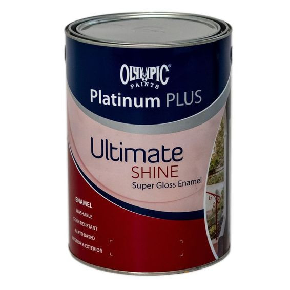 Olympic Paint Ultimate Shine 5LT Signal Red