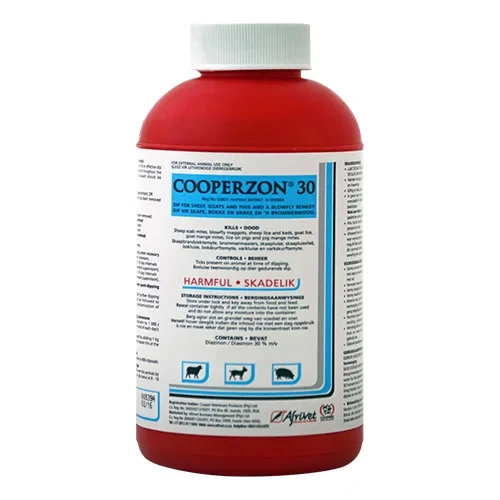 Cooperzon 30 Dip Ectoparasites Treatment in Farm Animals