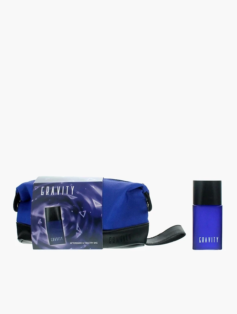 Lentheric Gravity 50ML Aftershave + Toilet bag