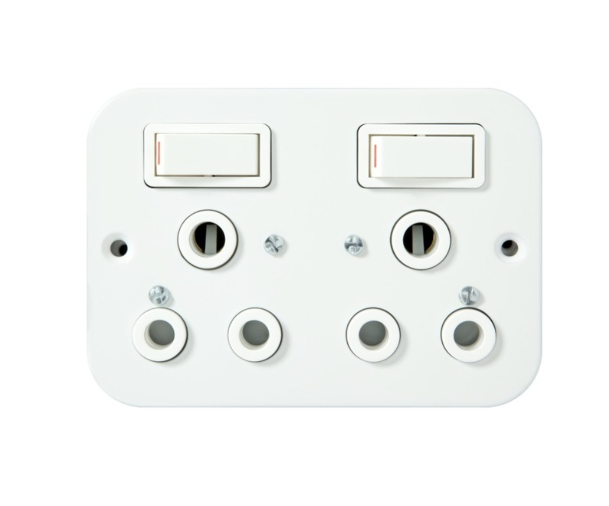 Eurolux Plug Industrial Double - Black
