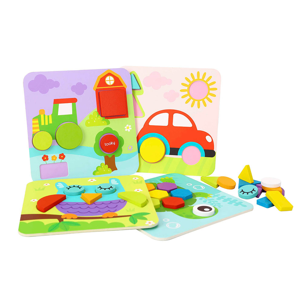 TookyToy – 4-in-1 Shape Puzzles
