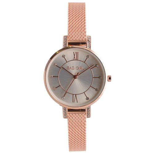 Bad Girl Glitteratti Watch - Ladies Rosegold