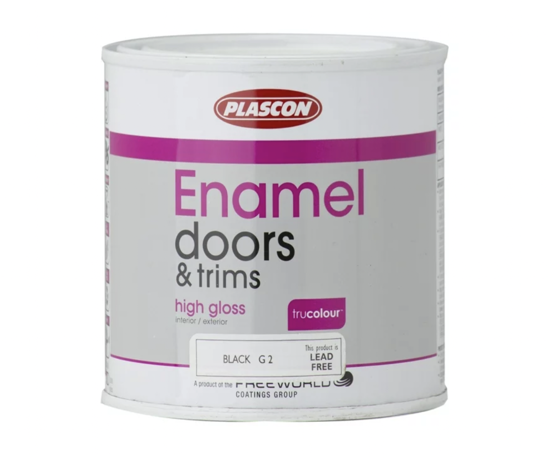 Plascon 500ML Enamel Paint Black