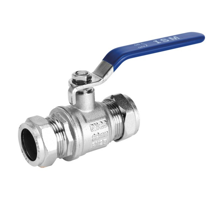 ISM 3127 Brass Lever Ball Valve 22 mm