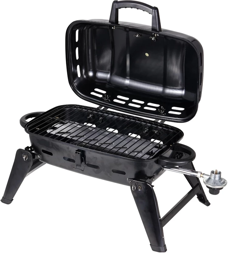 Outdoor Buddy Portable Tabletop Gas Braai with Foldable Legs - Compact BBQ Grill for Camping & Outdoor Use / Gas Grill