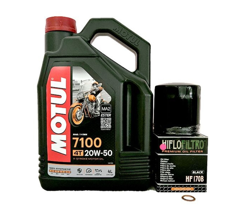 Oil service kit Harley Davidson 1 - with black oil filter