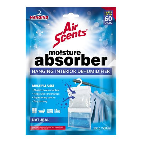 Shield - Airscents Moisture Absorber Hanging Interior Dehumidifier Natural