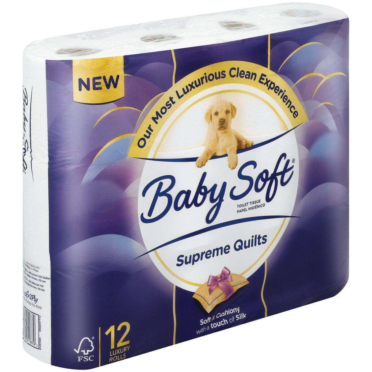 Baby Soft Toilet Rolls 2ply 12's Quilts