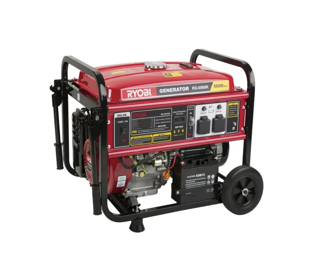 Ryobi  5.5 kVA 4-Stroke  Key-Start Petrol Generator