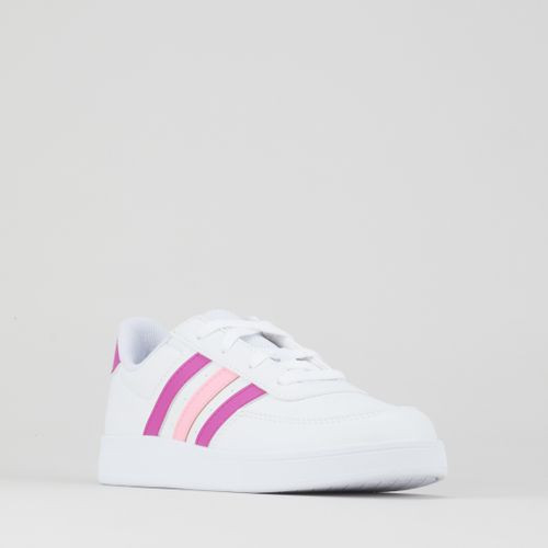 adidas Girls Breaknet 2.0 Ftwr White/Lucid Fuchsia/Beam Pink