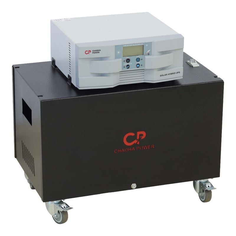 CHADHA POWER 850VA Hybrid Inverter Trolley