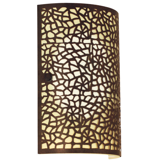 Eurolux Almera Wall Light 180mm Antique Brown