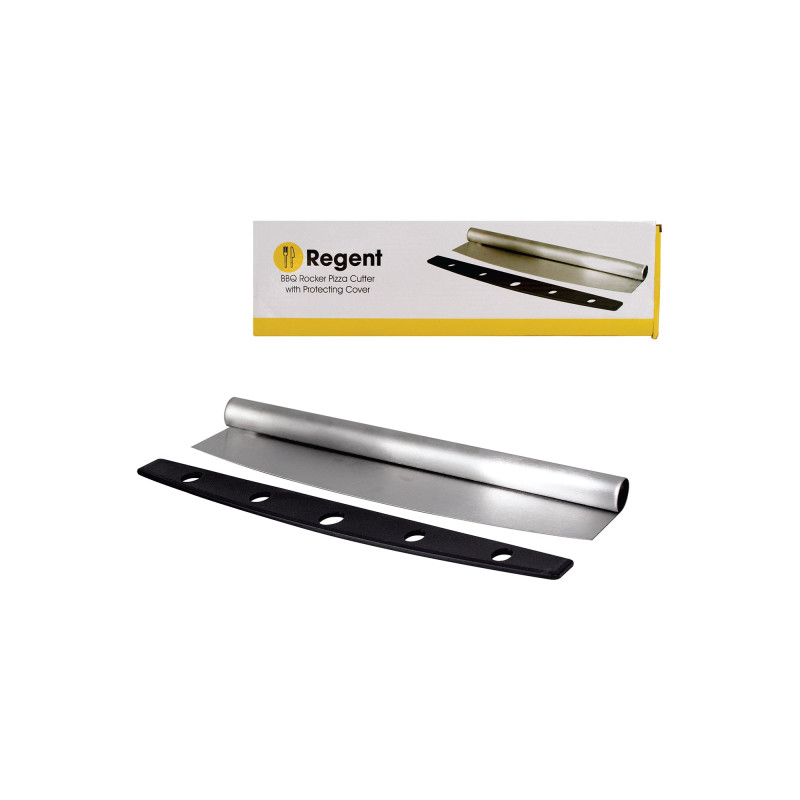 Regent Kitchen Rocker Pizza Cutter S. Stainless With Protecting Cover