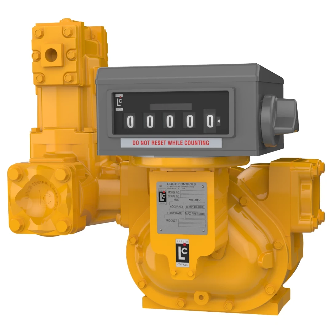 LC-M30-C Flow Meter Positive Displacement Flow Meter, M30, with Air Eliminator & Strainer