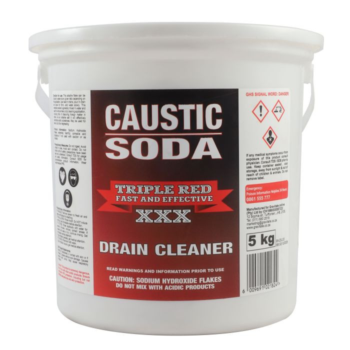 Triple Red Caustic Soda Flakes 5kg