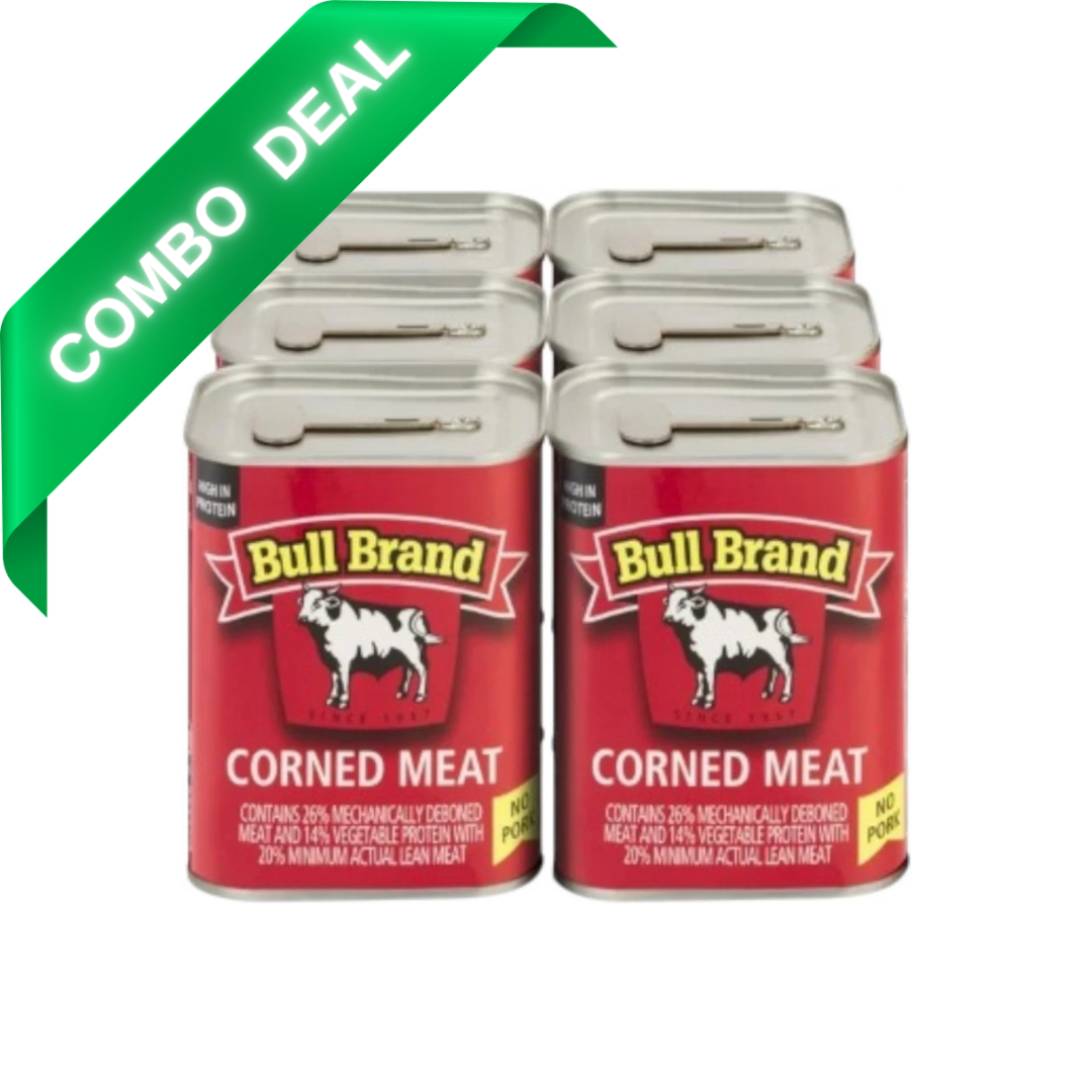 Bull Brand cereal & Corned Meat  (1800 g, Pack of 6)
