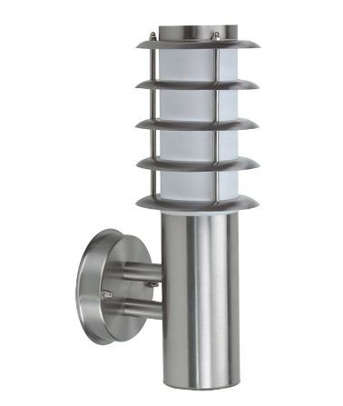 STANLESS STEEL E27 60W/CFL LIGHT FITTING