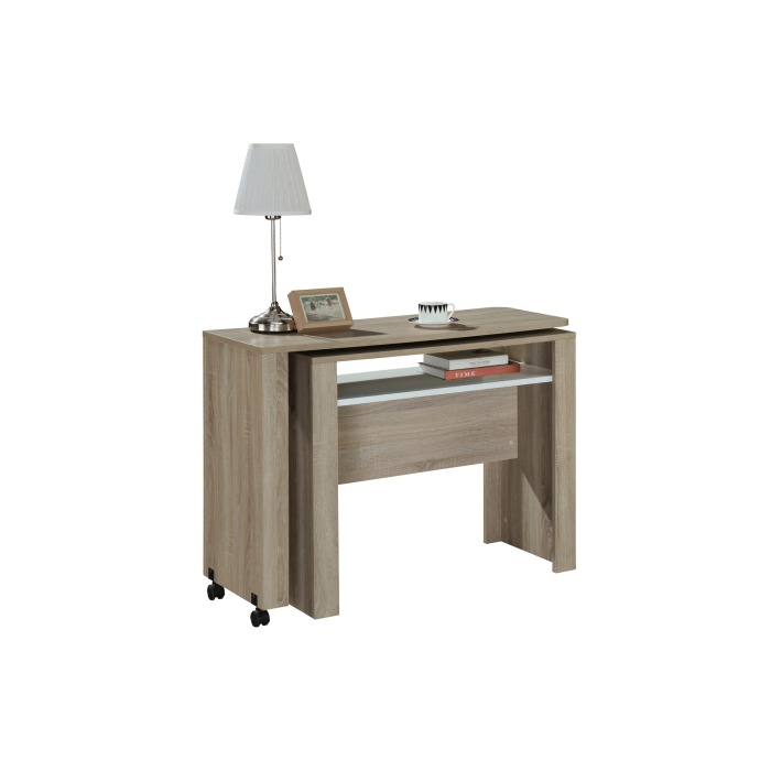 Linx Nevada Workdesk Sonoma Oak And White