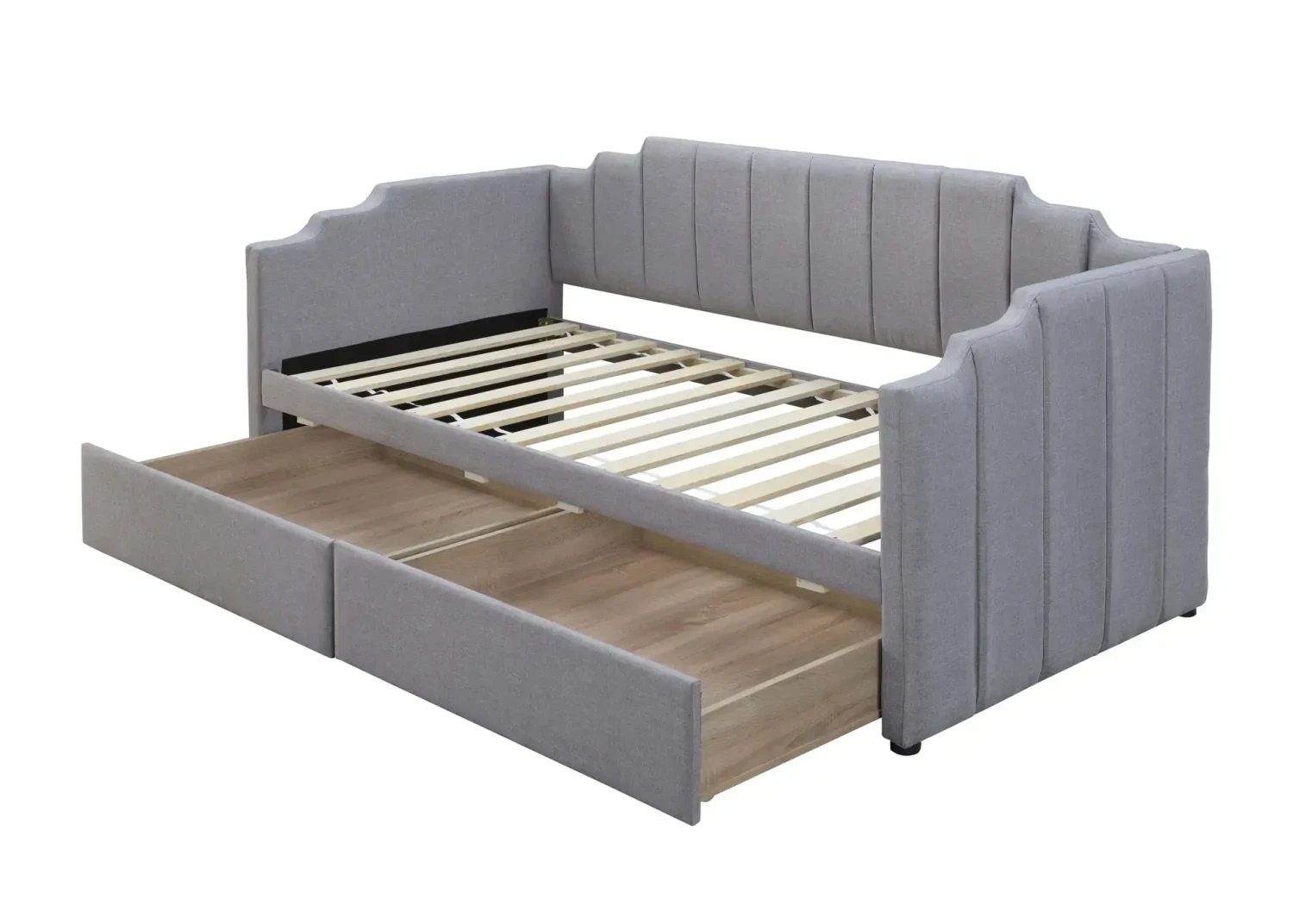 Alphosine Single Kids Daybed with Dual Storage Drawers