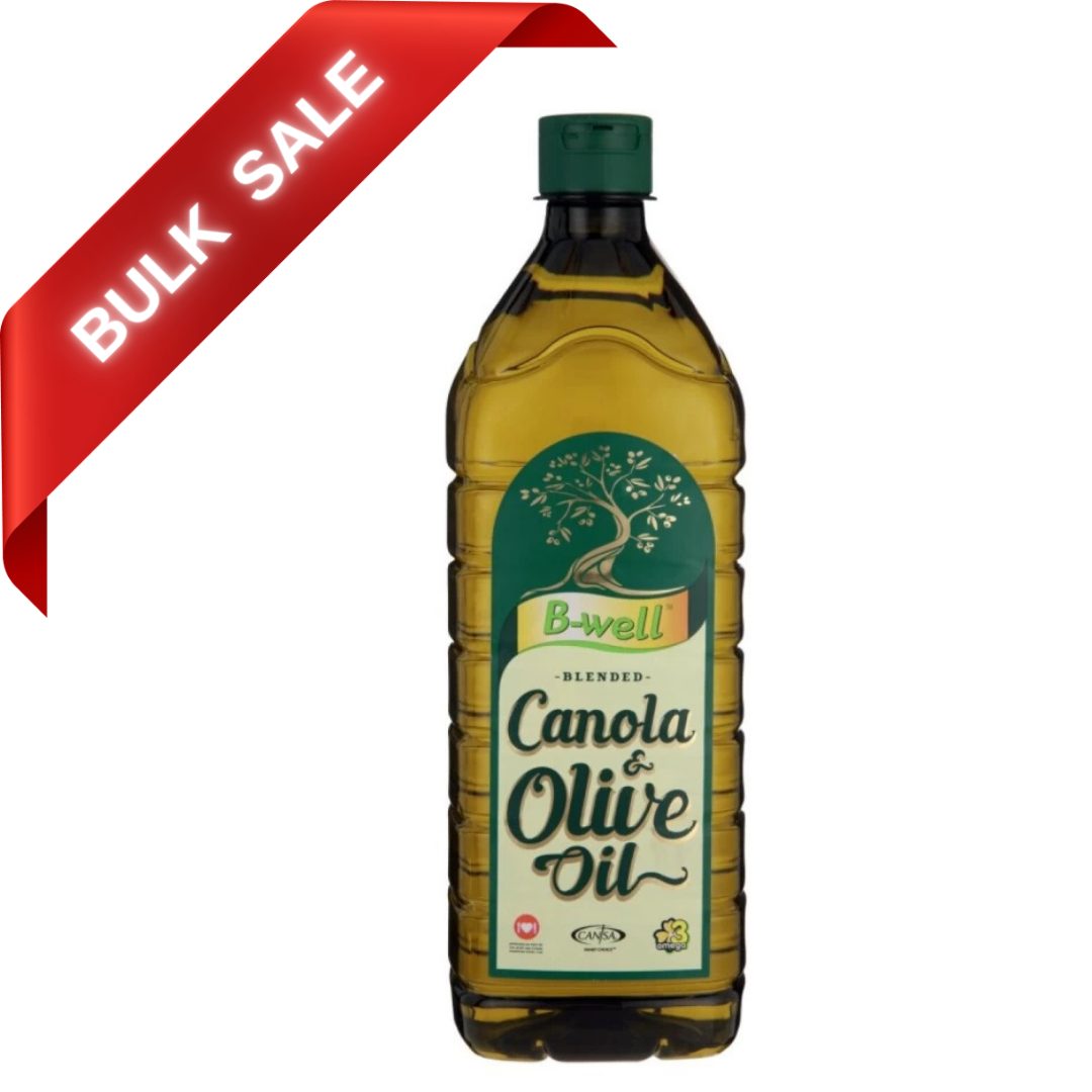 B Well Extra Virgin Olive & Canola Blended Oil  (12 x 1 L)
