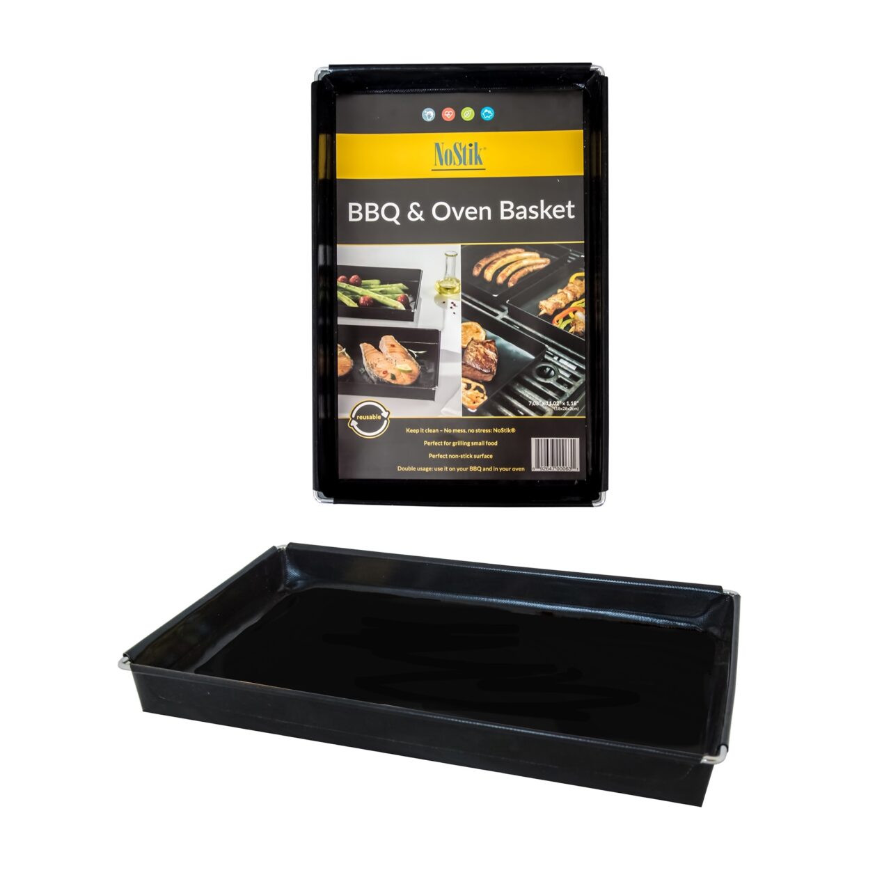 NoStik BBQ & Oven Basket 1.5L 18x28x3cm
