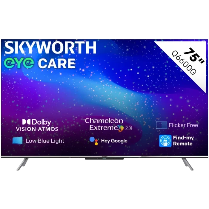 Skyworth 75-inch QLED Google TV-75Q6600G