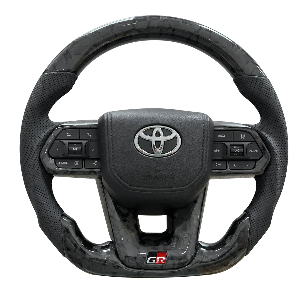 Toyota Land Cruiser Steering Wheel GR Forged Carbon