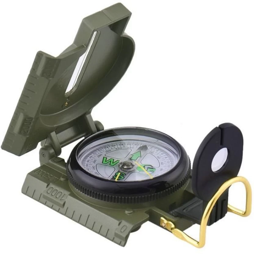 Generic Baseplate Compass  (Green)