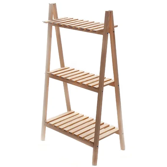 Wooden Flower Display Rack