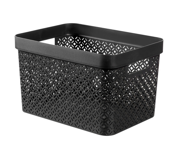 Curver by Keter Terrazzo 17L Basket Black 360 x 270 x 220 mm