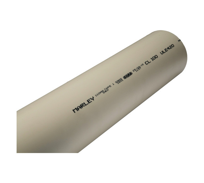 Underground PVC Pipe Cream 110 x 6000 mm