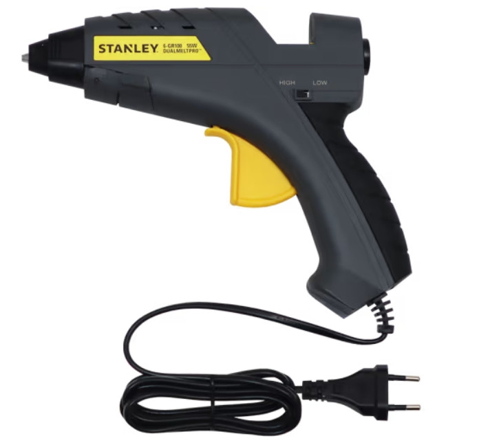 GLUE GUN 55W KIT STANLEY - HEAVY DUTY - 11MM DIAMETER GLUE STICK