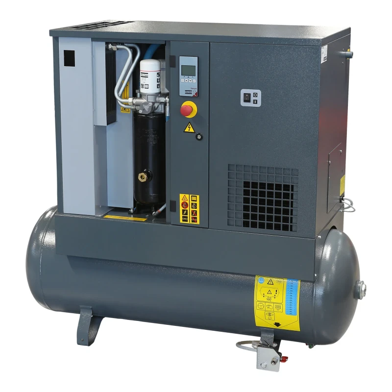 ATLAS COPCO 200L 3HP/2.2KW 220V Rotary Screw Compressor with Dryer